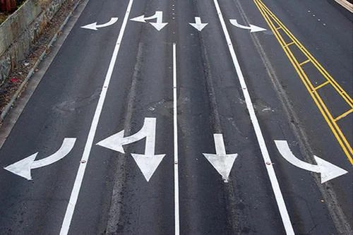 road-arrows