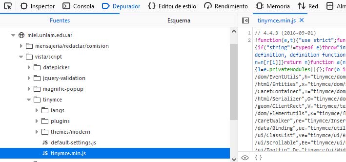 version-miel-tinymce